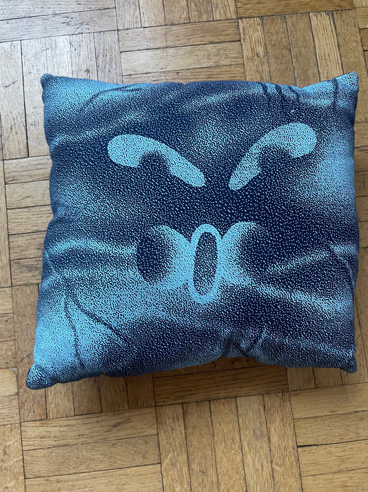 Silly pillow blue
