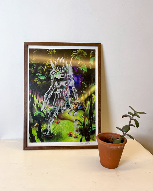 Forest Lurker silkscreen print