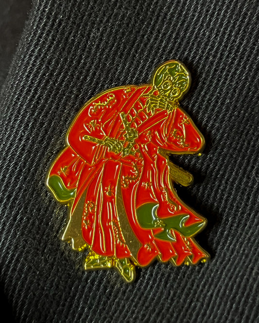 Samurai Focus enamel pin